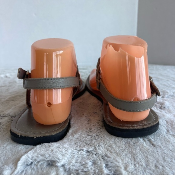 Rock & Candy Braided Strap Gray Sandals Women Size 7 - Picture 3 of 12